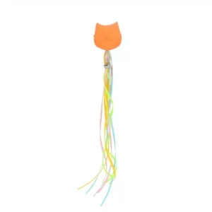 Basil Cat Chew Toy with Strings - Orange