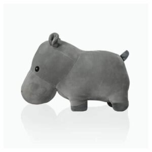 Basil Cuddly Soft Hippo Plush Toy for Dogs & Puppies