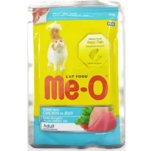 Me O Tuna & Chicken In Jelly Adult Cat Wet Food 5+1