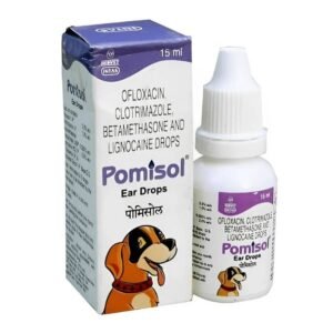 Intas Pomisol Ear Drops for Dogs & Cats -15ml