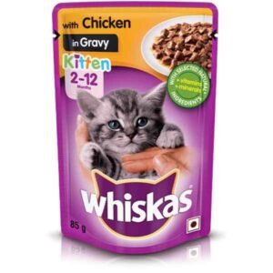 Whiskas Chicken in Gravy Junior Wet Kitten food