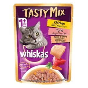Whiskas Chicken Tuna And Carrot Tasty Mix Adult Cat Wet Food