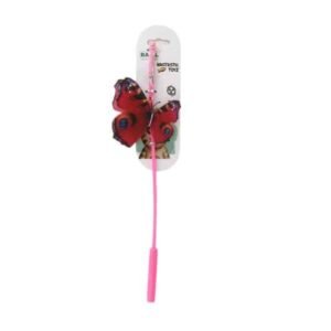 Basil Cat Teaser Stick with Butterfly and Bell